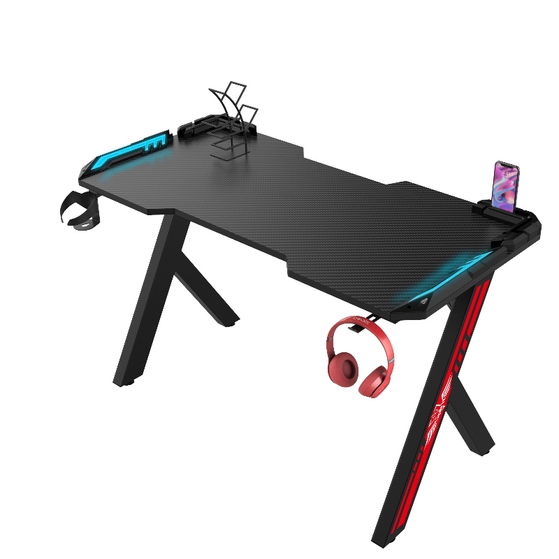 R-shaped gaming table